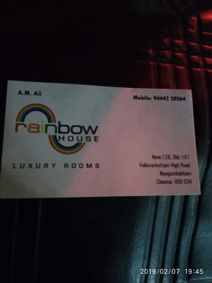 Rainbow House Luxury Rooms 钦奈 外观 照片